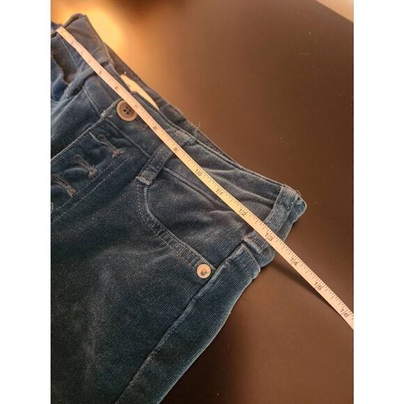 Anthropologie PILCRO high rise skinny corduroy size 25 blue/green - Picture 3 of 7
